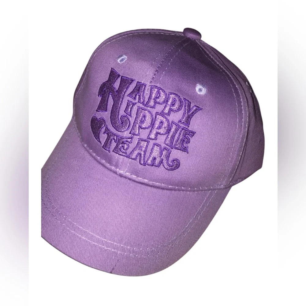 Purple Youth Hippie Team Kids cap hat Retro Deadstock KidCore